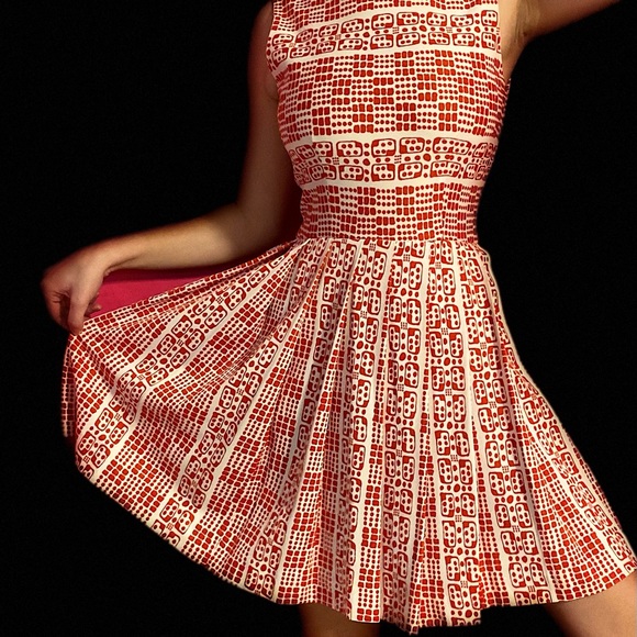 Vintage 60’s David Crystal Dominoes Mini Dress - Picture 9 of 14